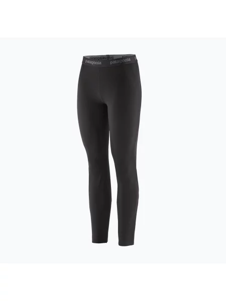 Pantaloni termoactivi pentru femei Patagonia Capilene Termal Weight black negru