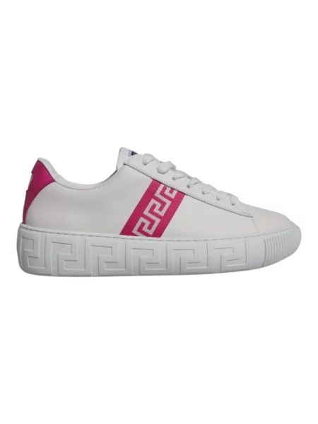 Sneakersy Versace z logo białe