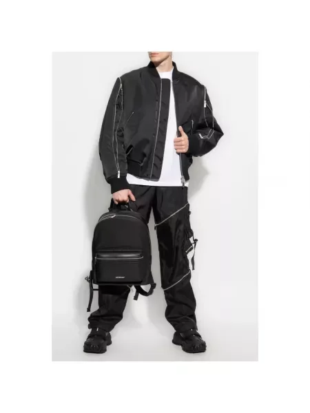 Kurtka bomber Off-white wełniany biały