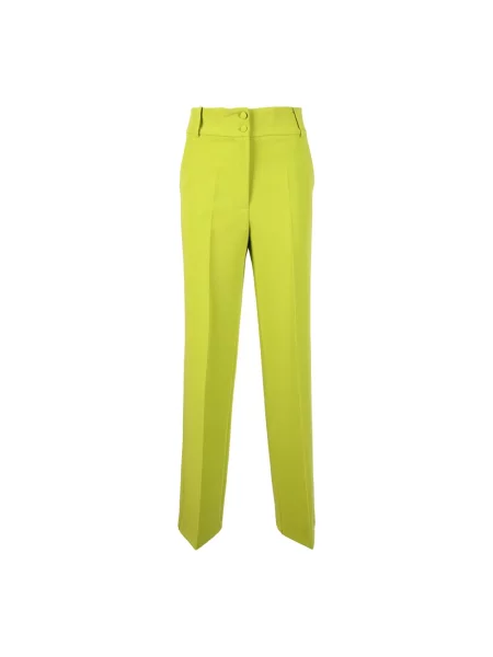 Spodnie Access Fashion ze spandexu zielone
