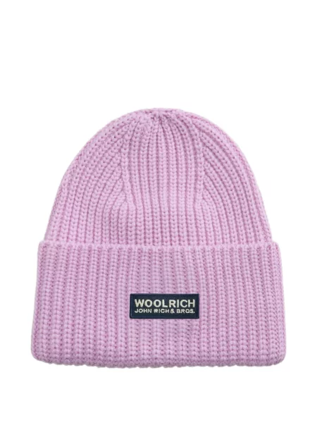 Căciulă Woolrich cu autograf roz