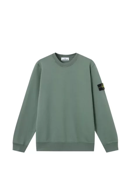 Hanorac Stone Island cu strasuri verde