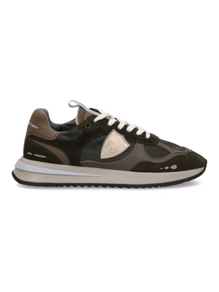 Buty do biegania Philippe Model skórzane do biegania zielone
