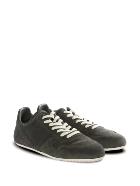 Tenisice Rick Owens s vezicama s čipkom zelena