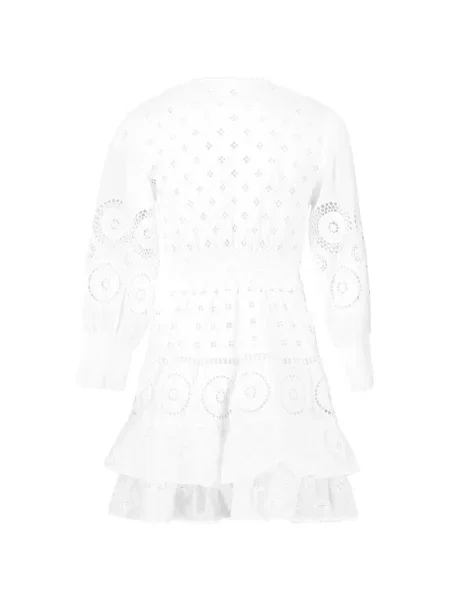 Rochie Temptation Positano cu volane de costum alb