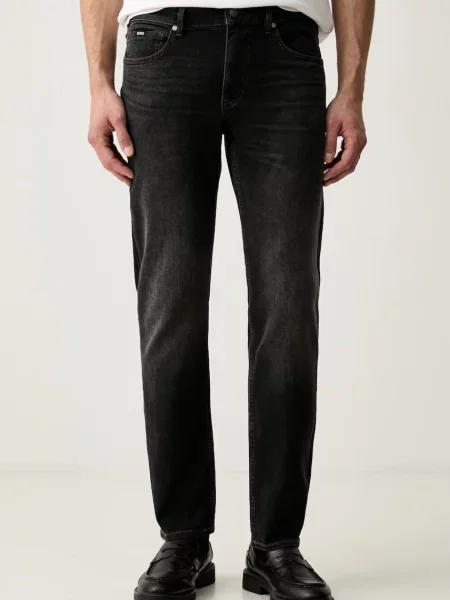 BOSS blugi slim fit pentru bărbați H-Delaware negru