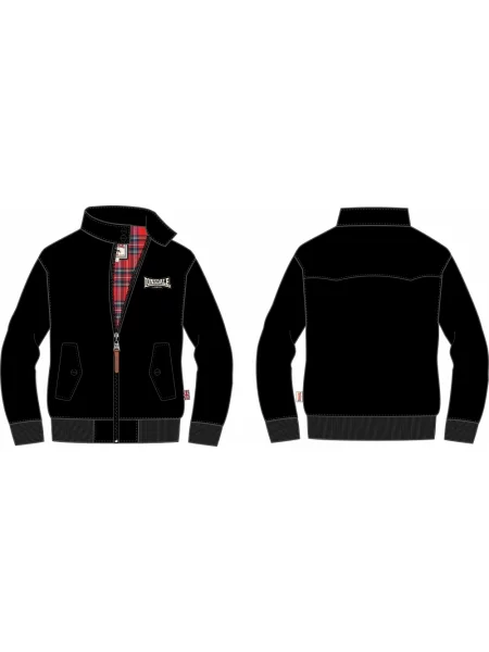 Tapered karcsúsított farmernadrág Lonsdale fekete