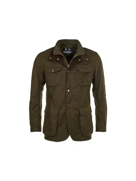 Îmbracaminte Barbour Ogston Waxed Cotton Jacket Olive verde