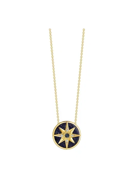 Naszyjnik Thomas Sabo z kamieniami żółty