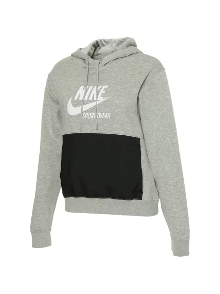 Hanorac Nike cu glugă cu imagine cu model camuflaj roșu