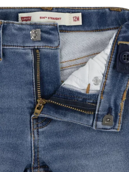 Jeansy straight leg dziecięce Levi's niebieskie