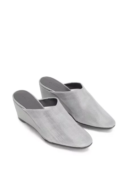 Papuci tip mules Gimaguas cu pană gri