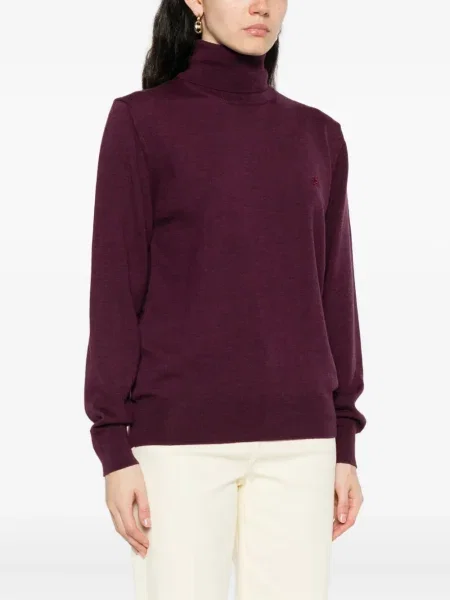 Pulover Etro cu broderie violet