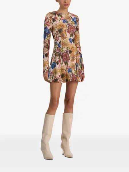 Rochie mini Alice + Olivia cu model floral cu imagine