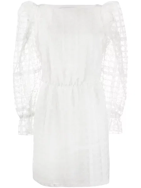 Rochie mini Philosophy Di Lorenzo Serafini din dantelă alb
