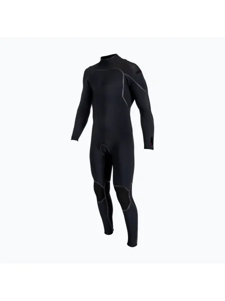 Costum de înot pentru bărbați O'Neill Hyperfreak Fire Back Zip Full black/black negru