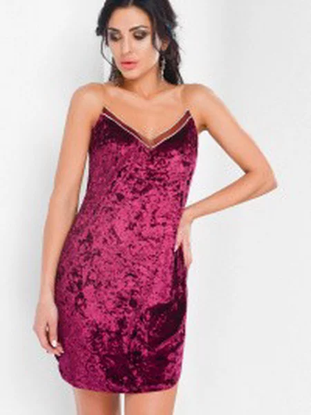 CARICA Сукня міні фіолетовий