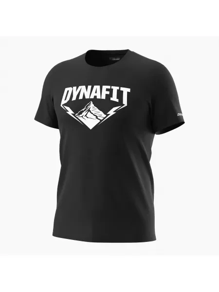 Мъжка тениска DYNAFIT Graphic CO black out/hardcore черно
