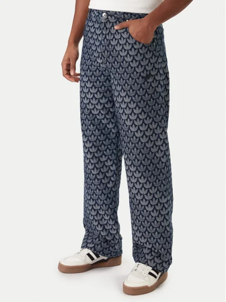 Adidas Blugi Monogram albastru