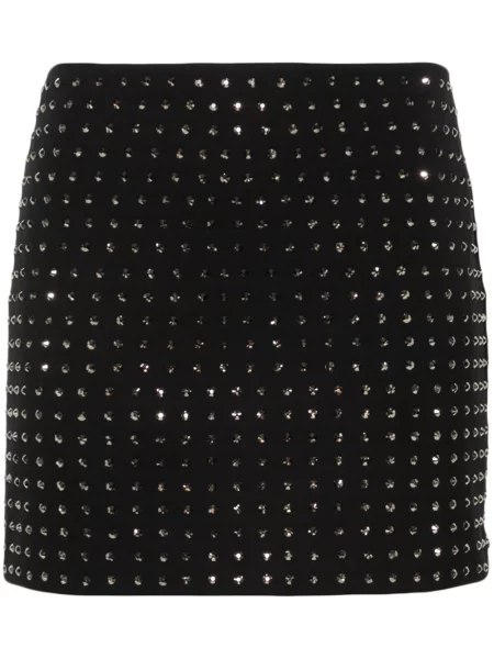 Fusta mini Sportmax cu tepi negru