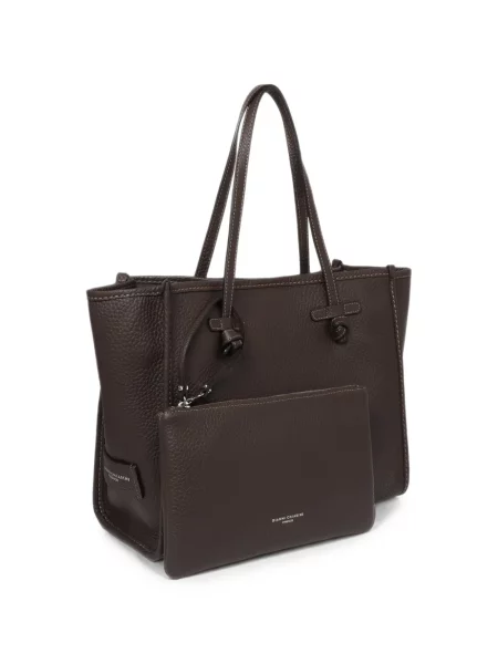Geantă shopper Marcella Club din piele maro