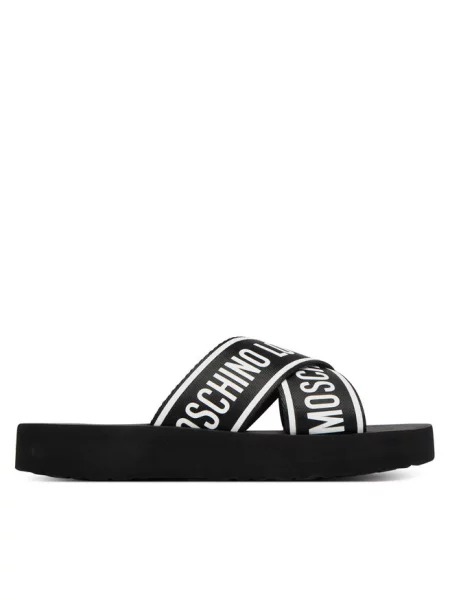 Klapki LOVE MOSCHINO czarne