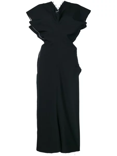 Peplum oblekové šaty Comme Des Garçons Pre-owned černé