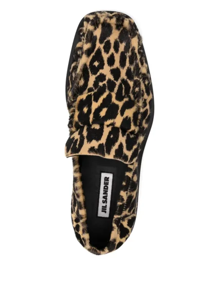 Loaferice Jil Sander s printom s leopard uzorkom