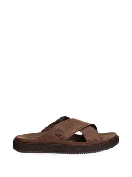 Sandale Timberland din piele cu bretele maro