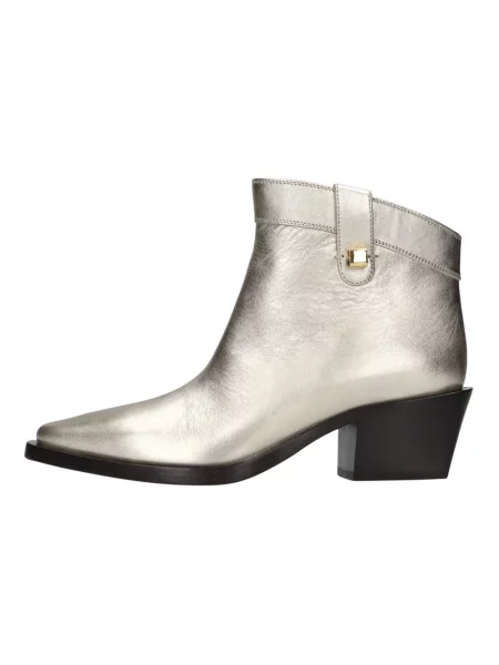 Buty do kostki Maison Skorpios skórzane beżowe