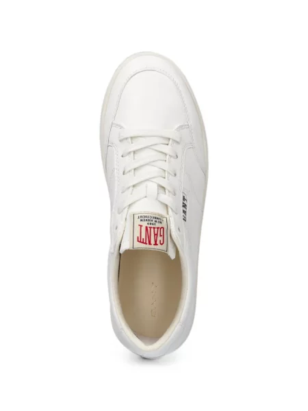 Fűzős csipkés sneaker Gant autogrammal fehér