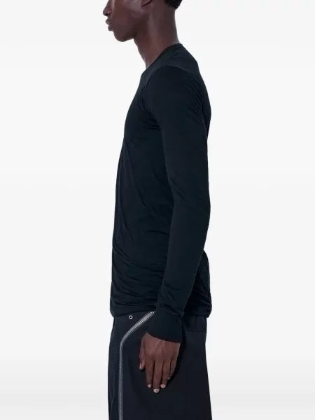 Lung tricou Rick Owens negru
