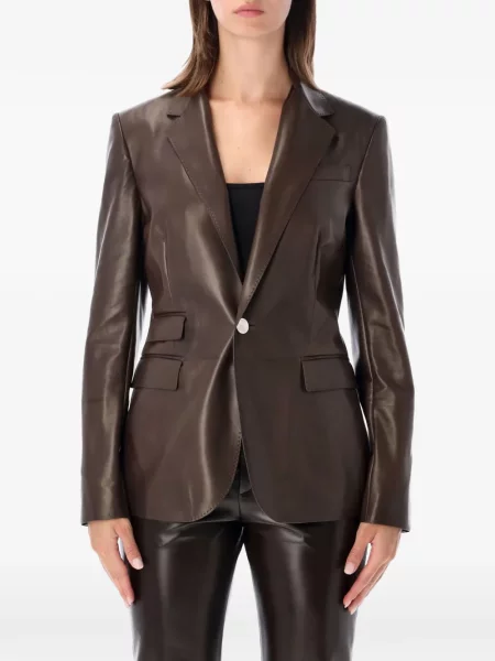 Sacou Ralph Lauren Purple Label din piele violet