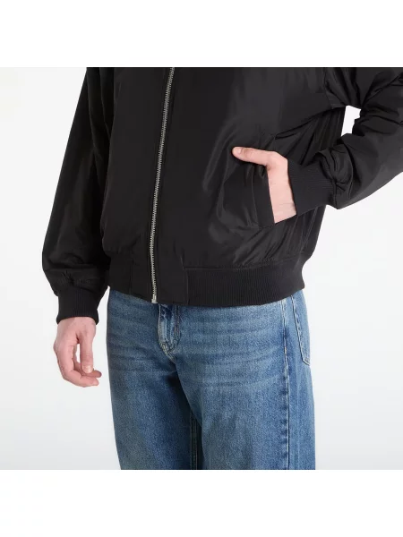 Bunda Karl Lagerfeld Jeans Bomber Jacket Black L černá