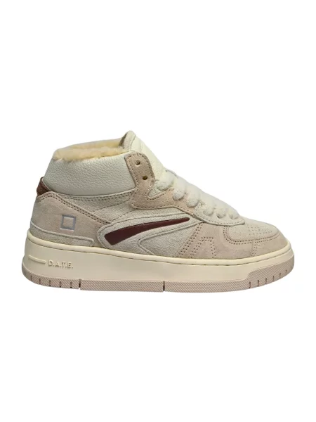 Sneakersy D.a.t.e. zamszowe beżowe