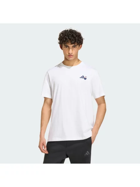 ADIDAS SPORTSWEAR Funkční tričko Ramen námořnická modř / purpurová bílá