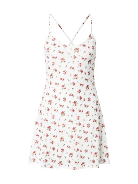 ABOUT YOU Rochie de vară Chiara verde iarbă / roșu alb
