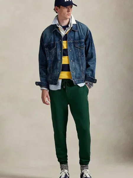 Спортивні штани Polo Ralph Lauren однотонні жовтий