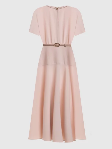 Платье миди Max Mara бежевое