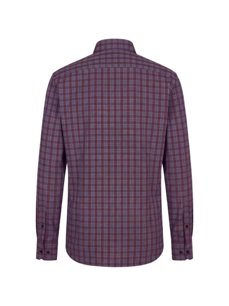 Cămașă Slowear în carouri violet