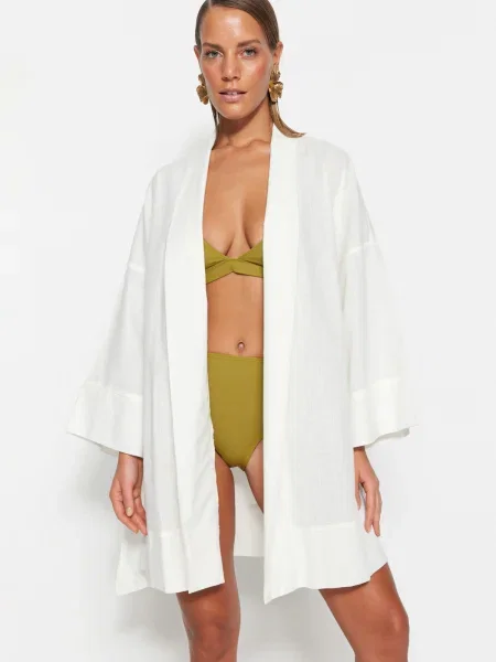 Strój kąpielowy Trendyol biały