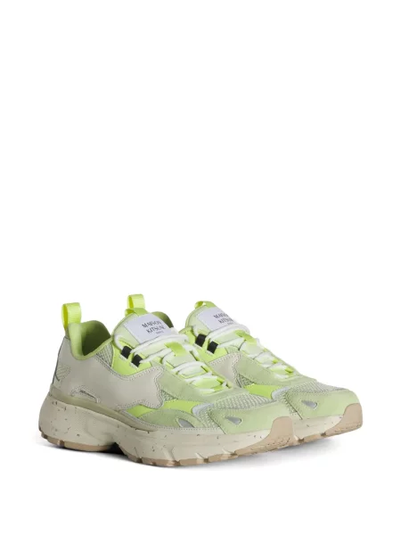 Sneakerși Maison Kitsune plasă verde
