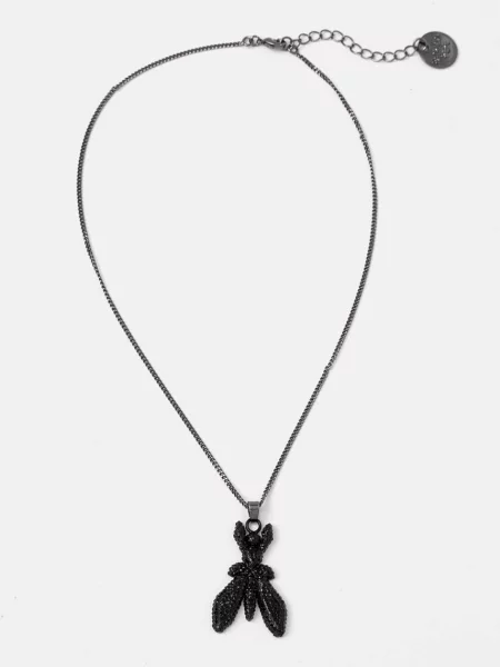 Ogrlica Patrizia Pepe črna