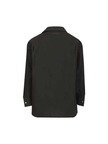 Koszula Mm6 Maison Margiela z długim rękawem czarna