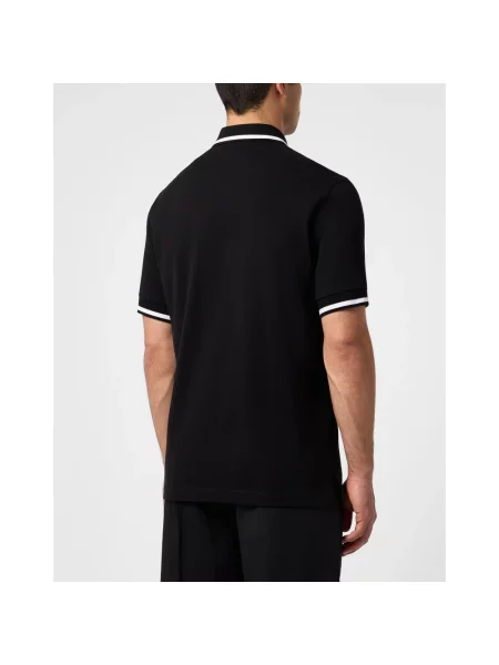 Koszulka polo Philipp Plein z logo czarna