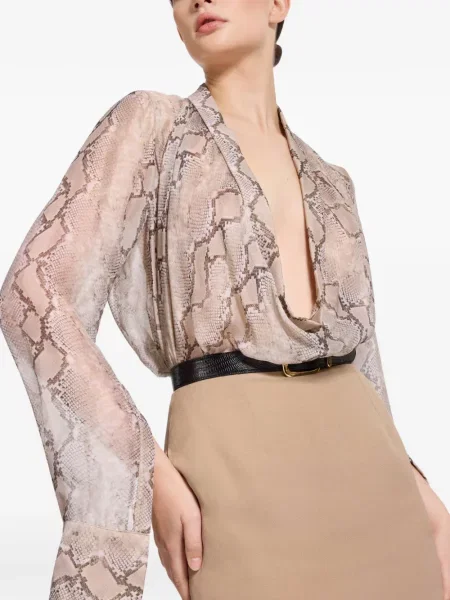 Bluză Elie Saab cu imagine drapată