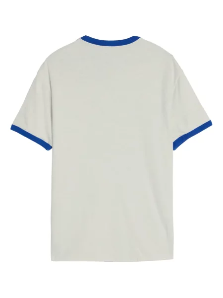 Haftowane сhinosy Polo Ralph Lauren z twillu do biegania niebieskie