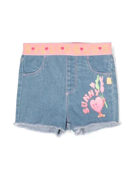 Szorty jeansowe dziecięce Billieblush niebieskie