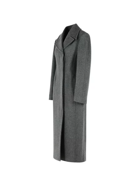 Palton Sportmax de lână negru