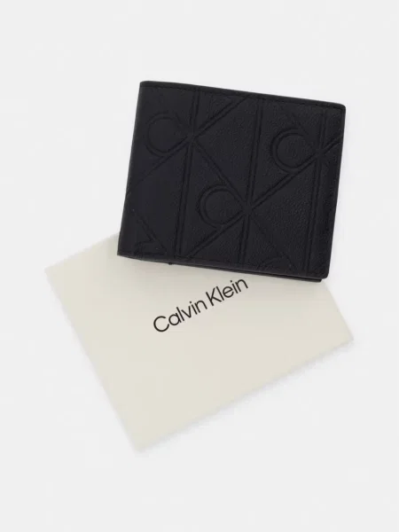 Calvin Klein Bőr pénztárca fekete